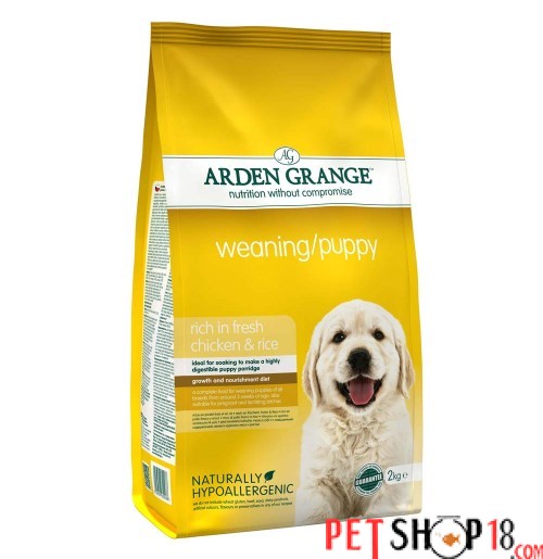 Arden Grange Weaning/Puppy Food Chicken And Rice 2 Kg Petshop18.com